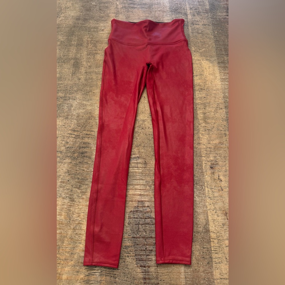 SPANX Vibrant Red Leggings